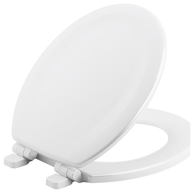 Kohler K-20467 Stonewood Round Closed-Front Toilet Seat - White