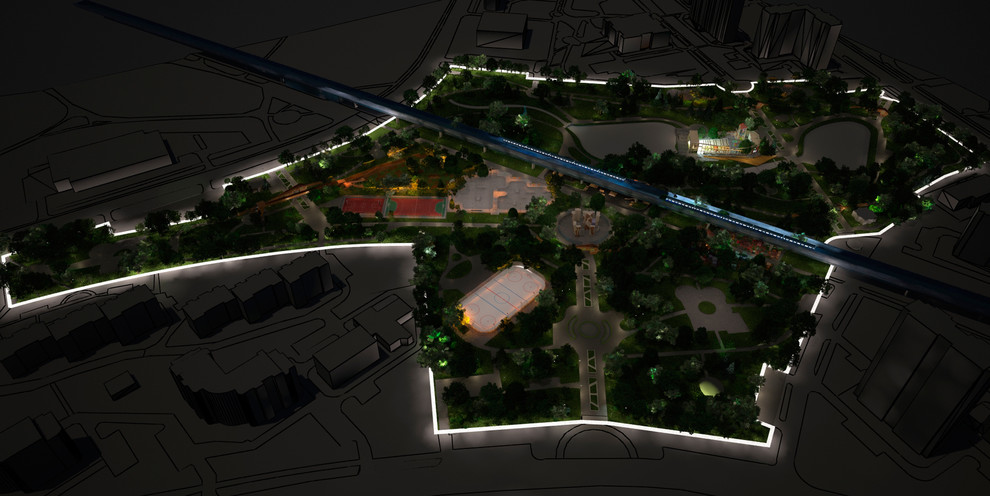 3d визуализация с высоты птичьего полета