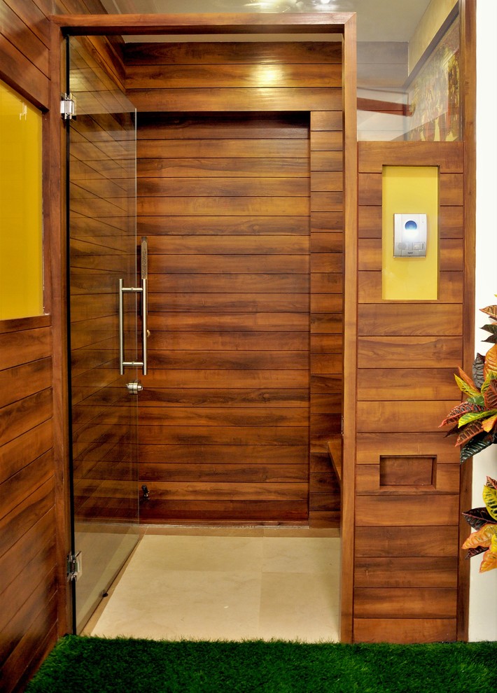 Inspiration for an Indian living room in Pune.