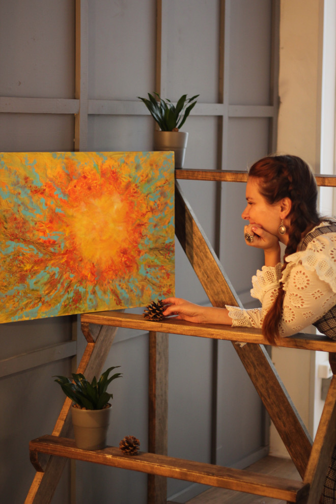 Картина для офиса "энергия жизни"