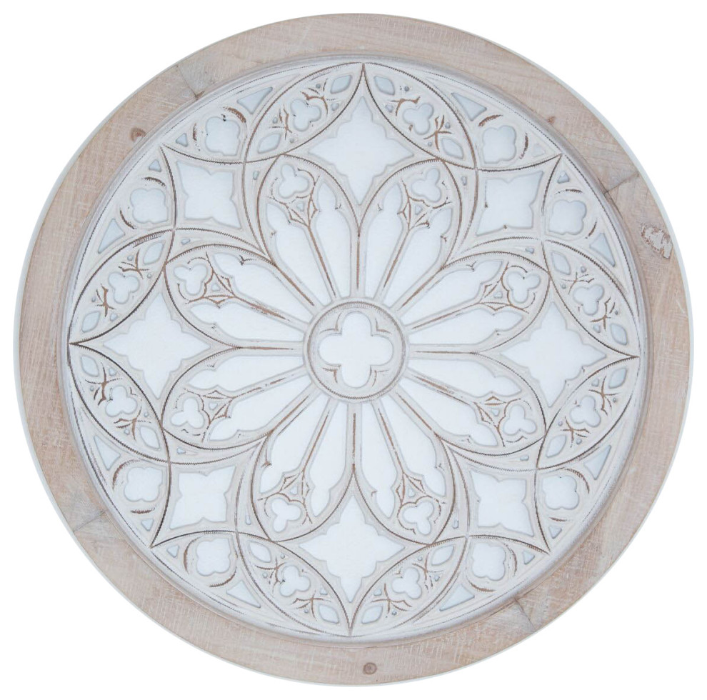 Round Wood Medallion Wall Decor Farmhouse Wall Accents by