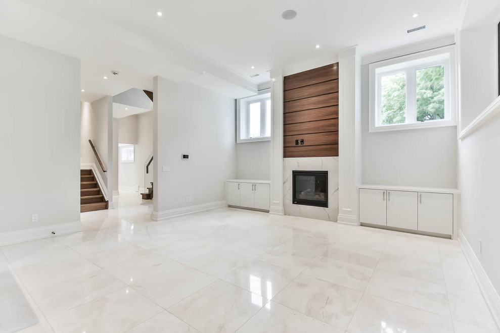 Basement - transitional basement idea in Toronto