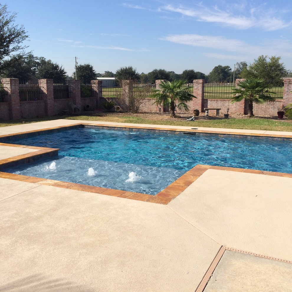 New Gunite Swimming Pool - Contemporary - Pool - New Orleans - by ...