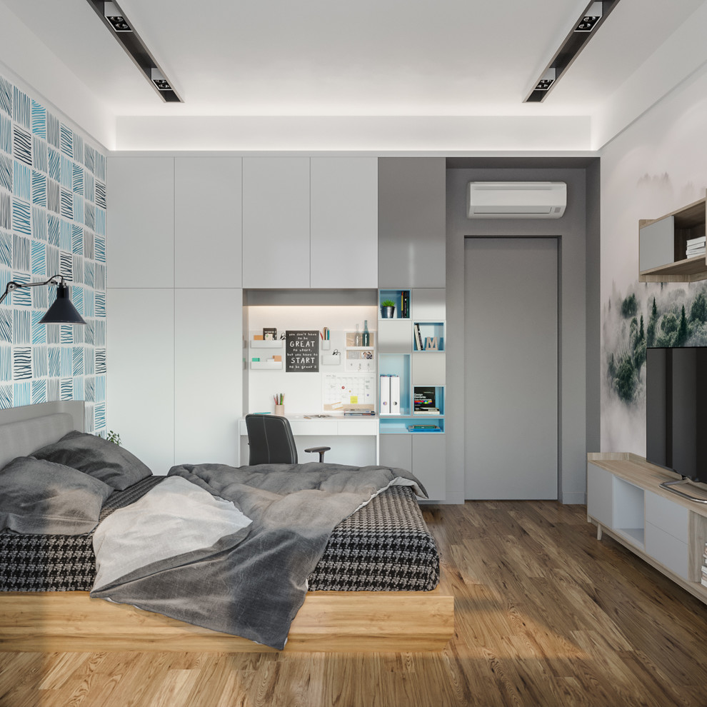 Спальная комната для подростка в доме