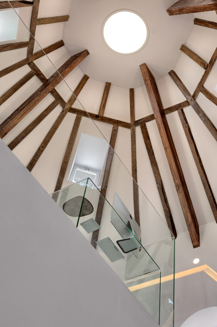 C&uacute;pula en edificio hist&oacute;rico trendy-hjemmekontor