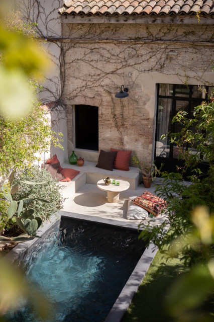 R&eacute;novation d'un duplex avec jardin mediterraneo-patio