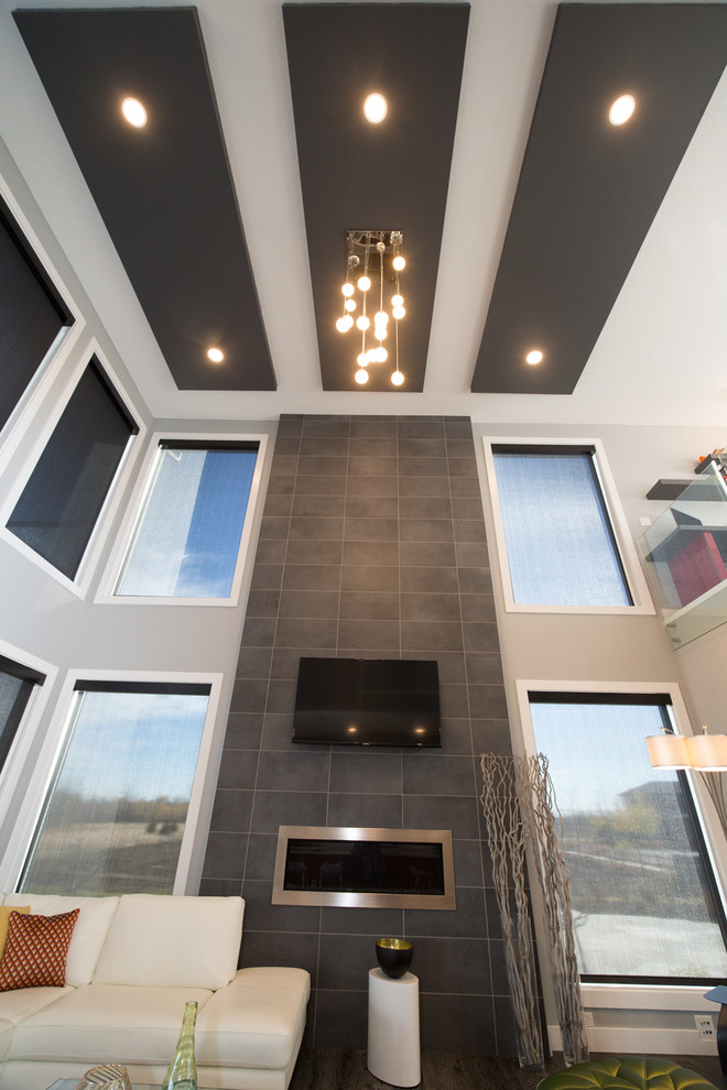 Custom Home in Larch Park Modern Edmonton by Kanvi Homes Houzz