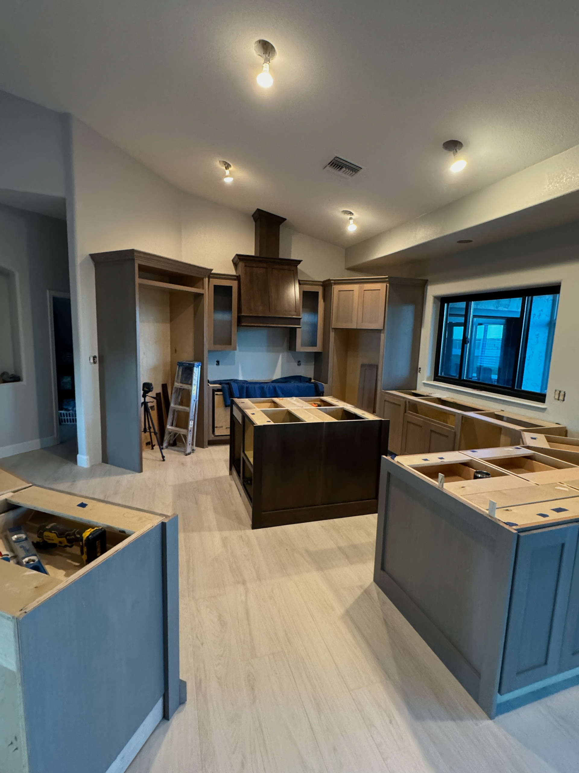 Custom Built Kitchen and Dry Bar