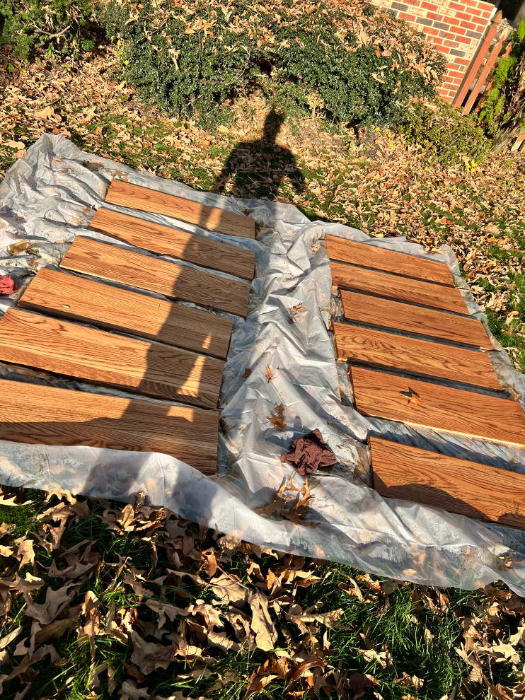 Engineered Hardwood Flooring Installation & Custom Stair Tread Renovation