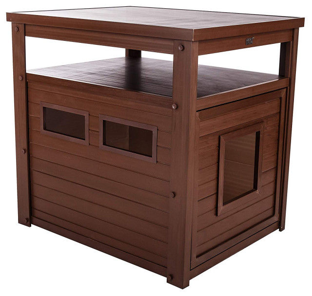 New Age Pet Jumbo Litterloo Litter Box Cover/End Table, Russet