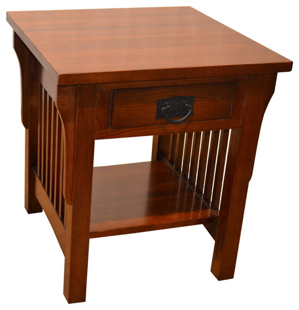 Mission 1Drawer Crofter End Table Craftsman Side Tables And End