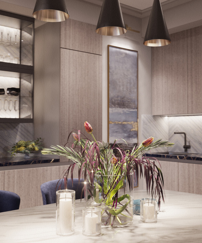 Дизайн трехкомнатной квартиры  в ЖК «Чемпион-парк»