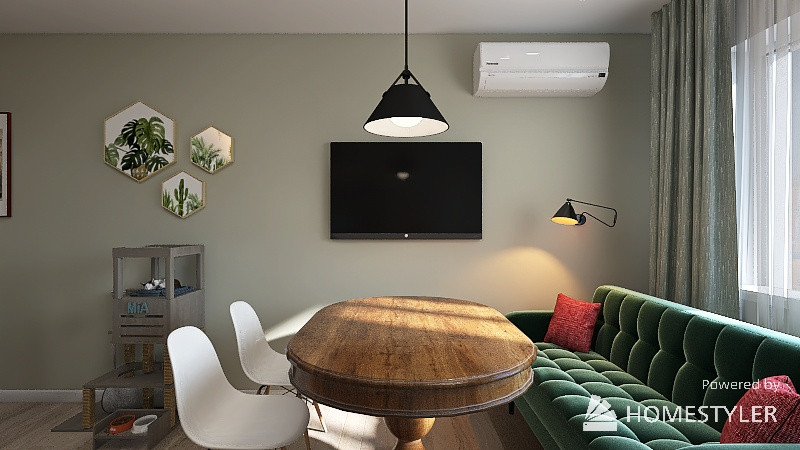 Интерьер 2-комнатной хрущёвки с перепланировкой