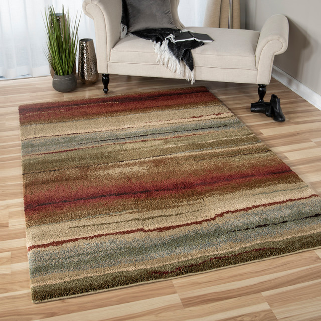 Orian Wild Weave Dusk To Dawn Area Rug Multi 9 X13