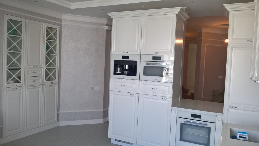 Белая классика-массив ясеня