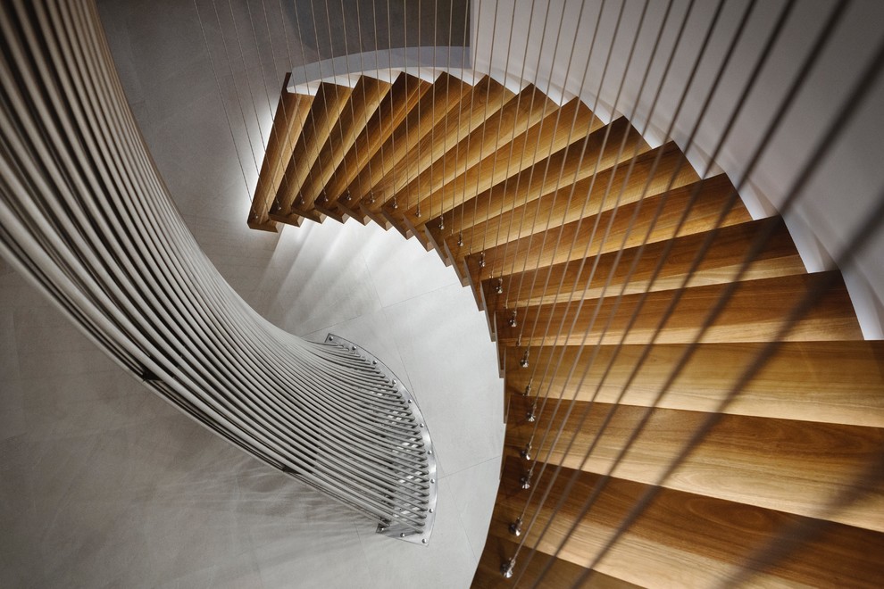 Contemporary staircase in Perth.
