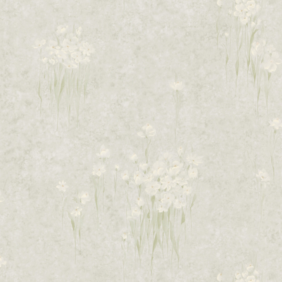 Mae Green Jasmine Flowers Wallpaper Bolt