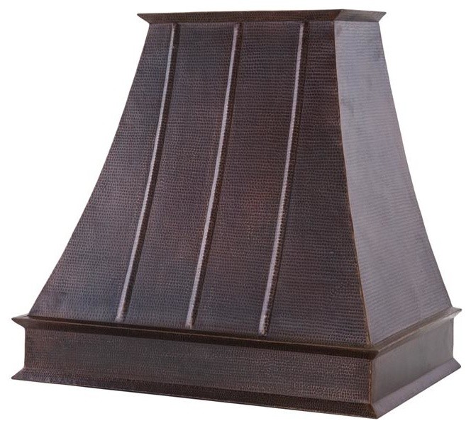 Premier Copper Products 38" 1065 CFM Copper Euro Range Hood With Baffle Filters