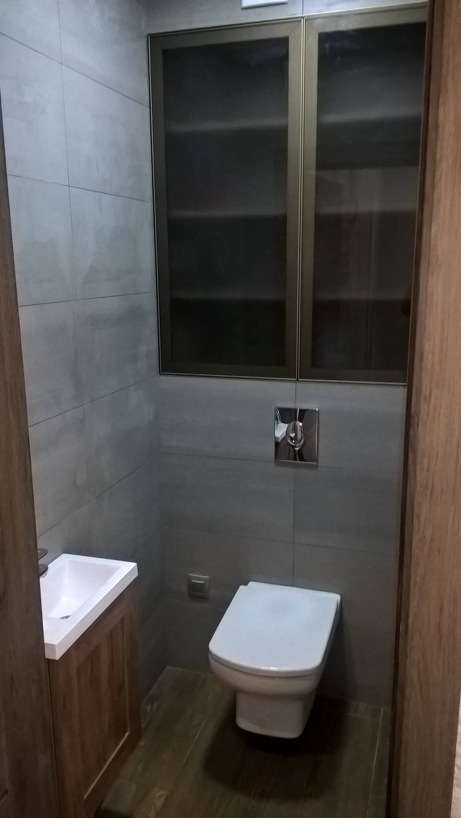 Санузел. ремонт 2к.кв в новостройке