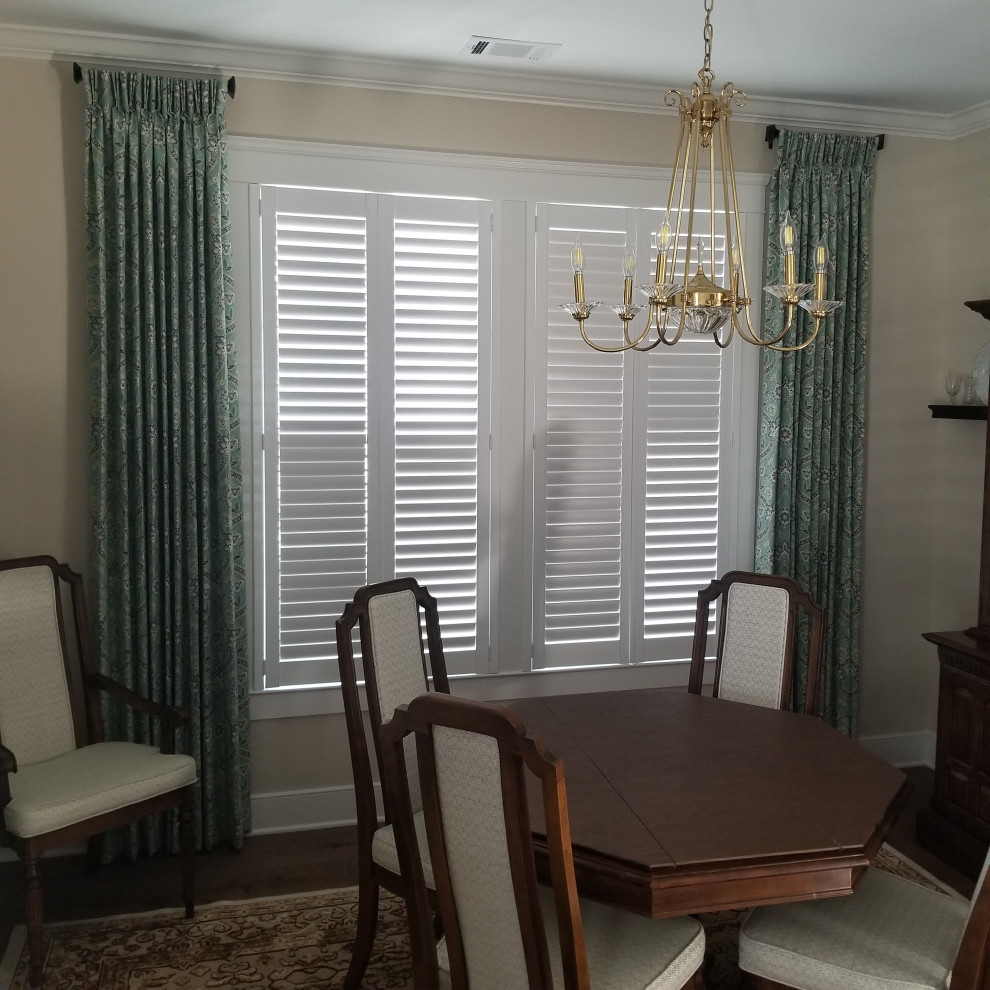 Drapery Install on Society Hill