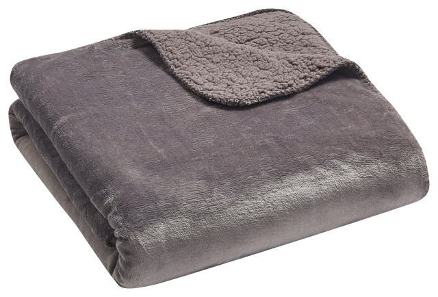 Thesis Oversized Solid Berber Velvet Throw - Transitional - Throws - by ...