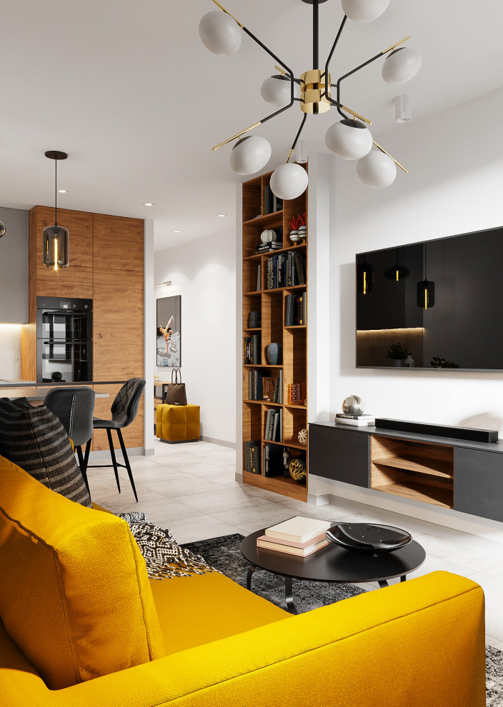 Проект квартиры "Яркий лофт"