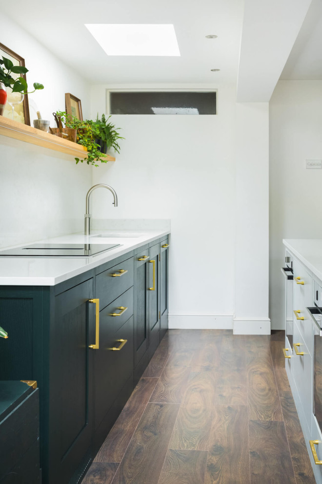 Obsidian Green Kitchen Traditional Kitchen London by