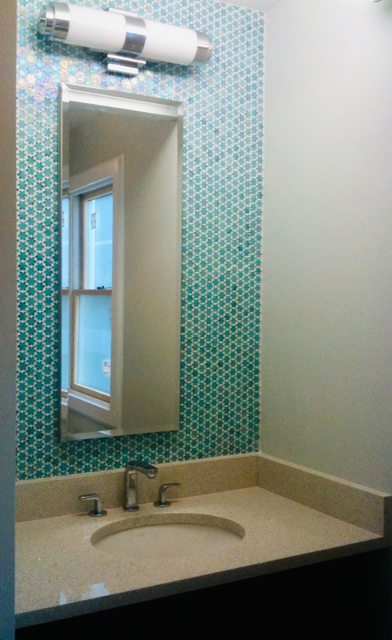 Contemporary Bathroom Vanity in Montclair New Jersey
