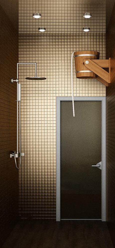 Ванная комната с сауной