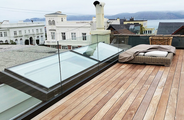 Skylights contemporary-terrace