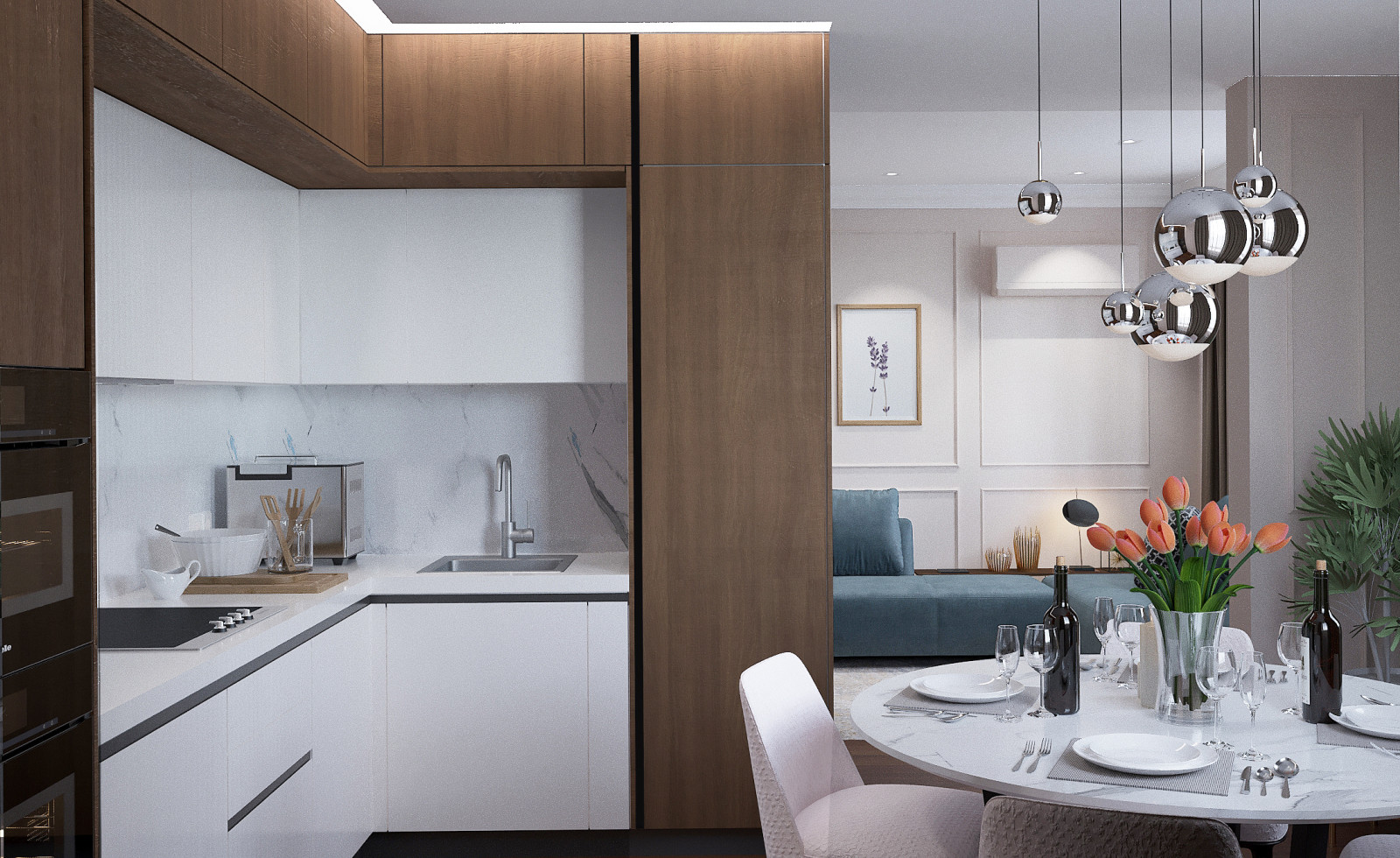 Интерьер 2х комнатной квартиры