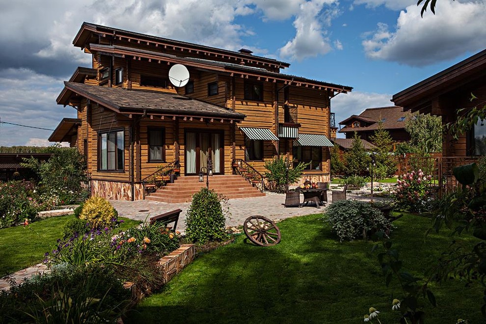 Ландшафт в загородном доме