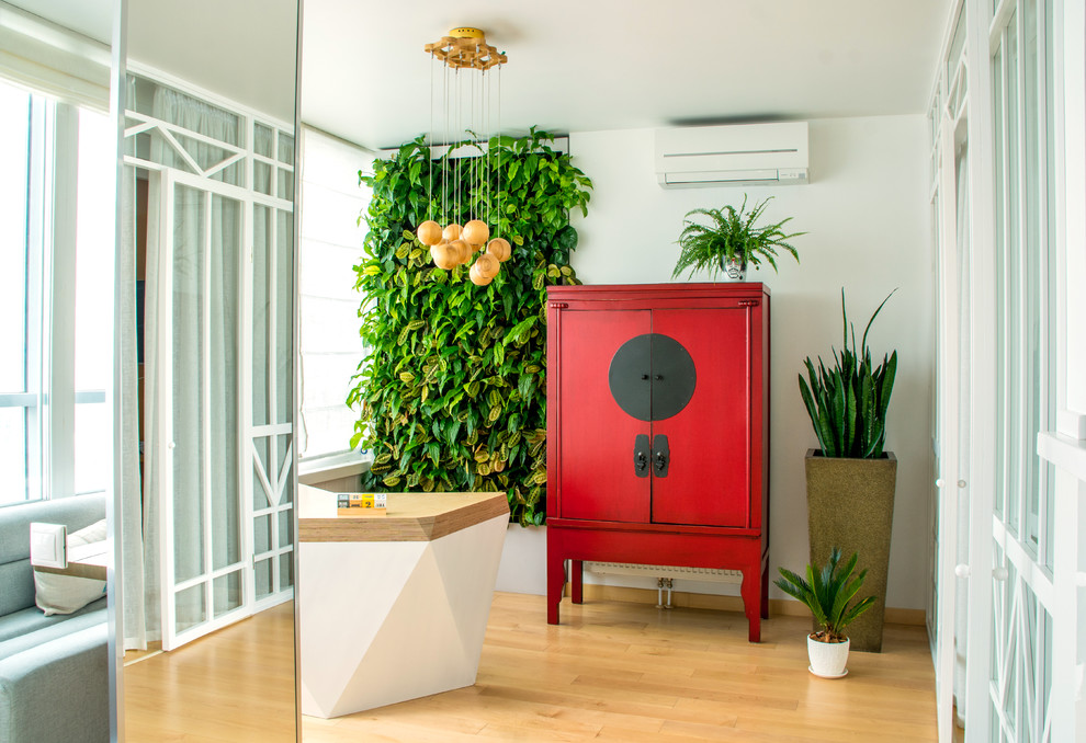 Фитостена в квартире, Москва