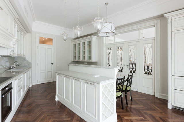 light flat traditional-kitchen