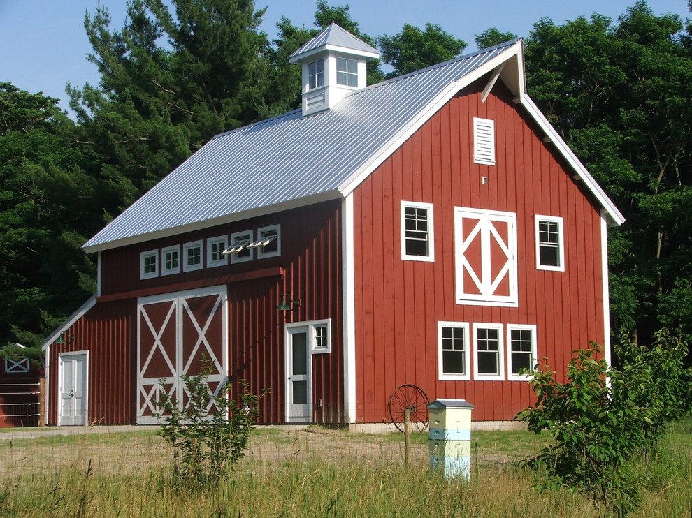 Inspiration for a country detached barn in New York.