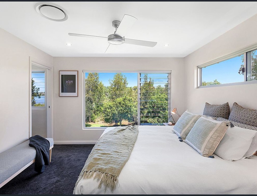 Inspiration for a contemporary bedroom in Central Coast.