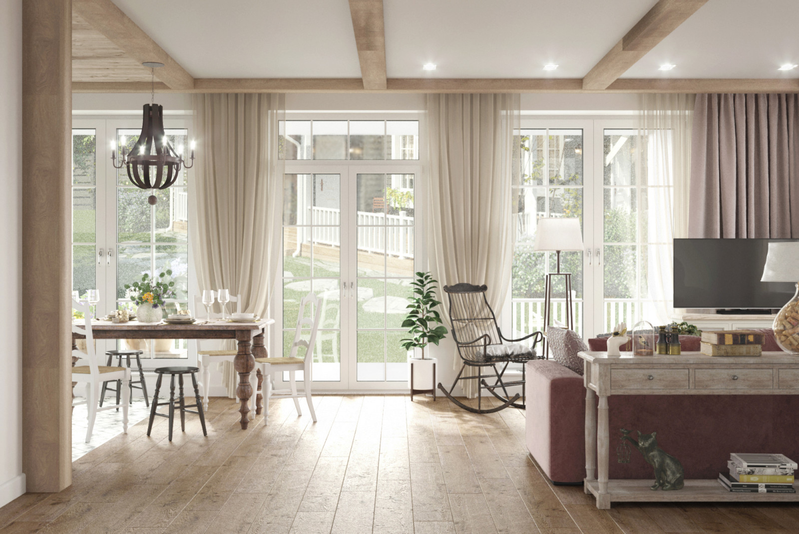 Интерьер загородного дома