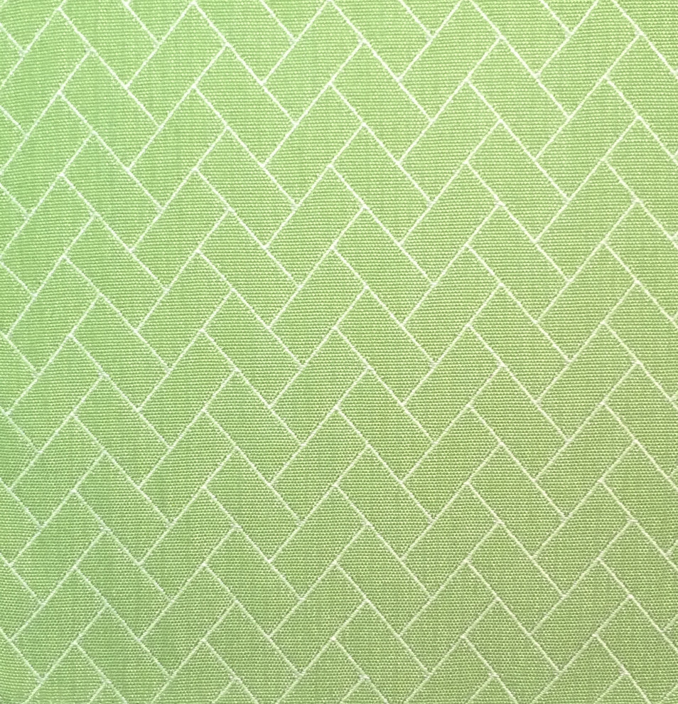 Lime Canvas Green Geometric Contemporary Woven Outdoor Perform