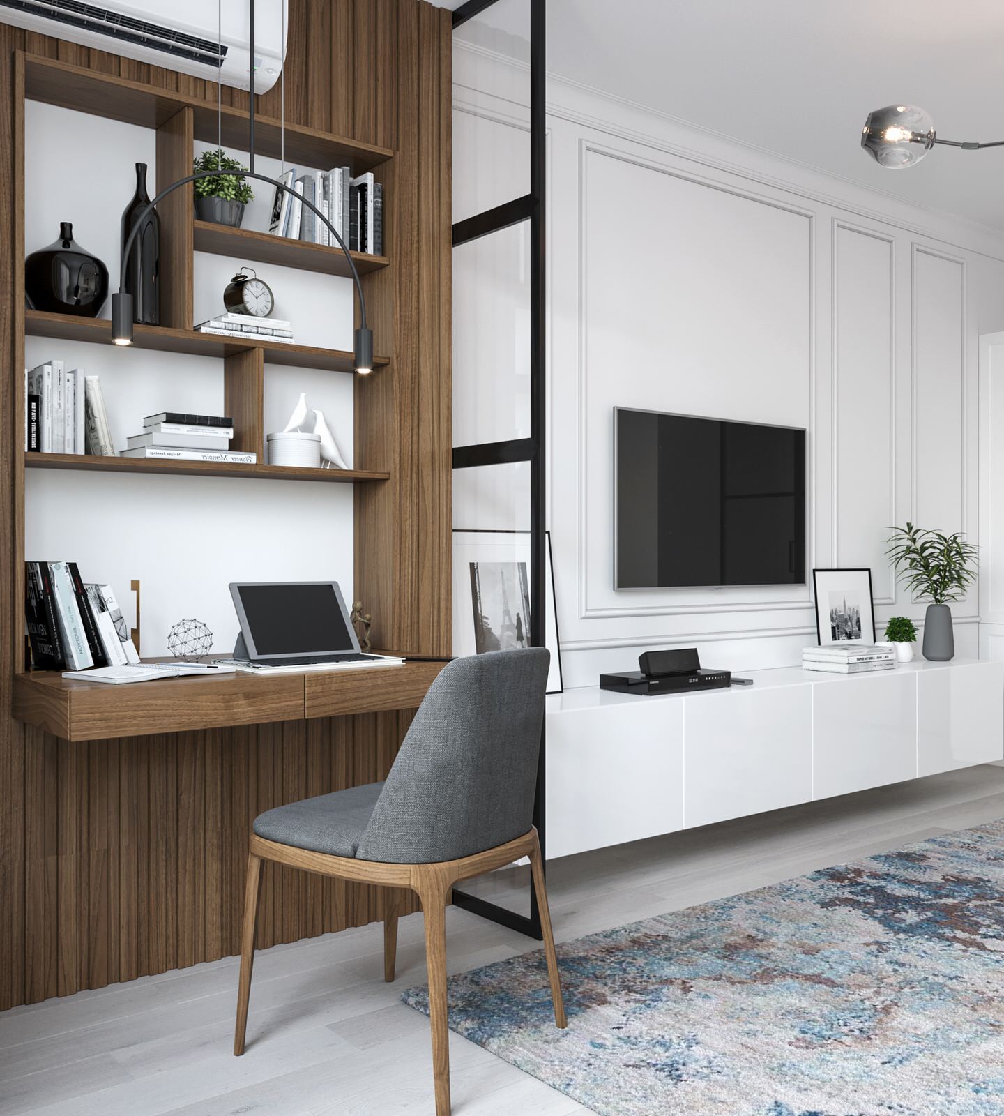 Трехкомнатная квартира в скандинавском стиле