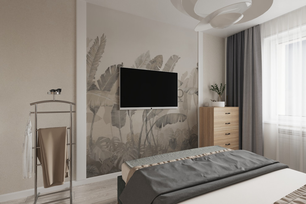 Светлый, воздушный интерьер в спокойных цветах