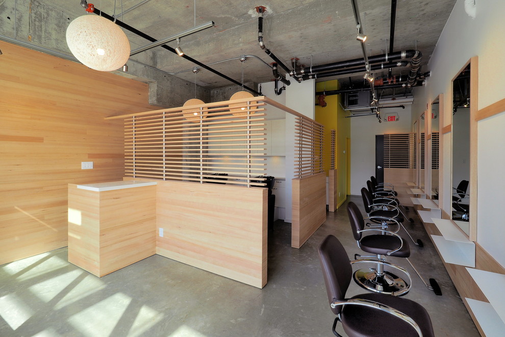Hair Salon Design Modern Vancouver by ADA arata hatanaka design