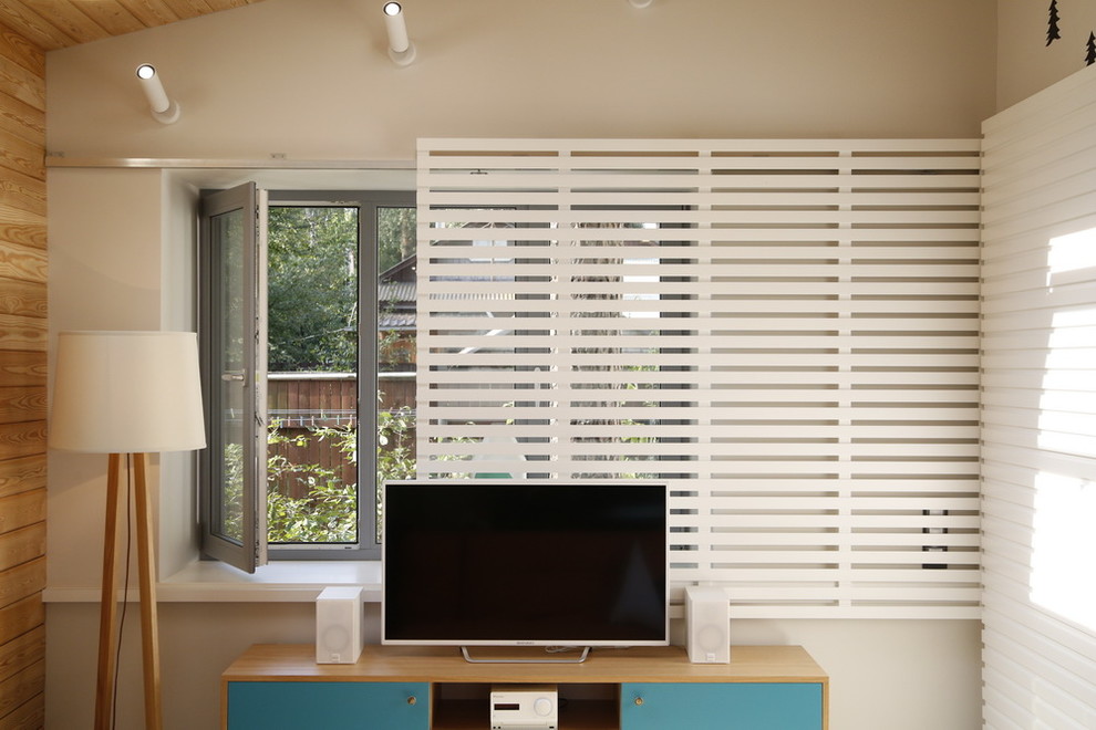 Накладные светильники Acara M White в интерьере частного дома