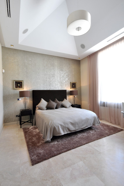 Villa Aquarius contemporaneo-camera-da-letto