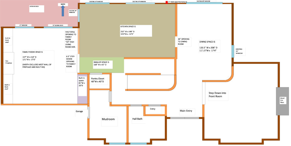 Kitchen layout - debating bump out addition