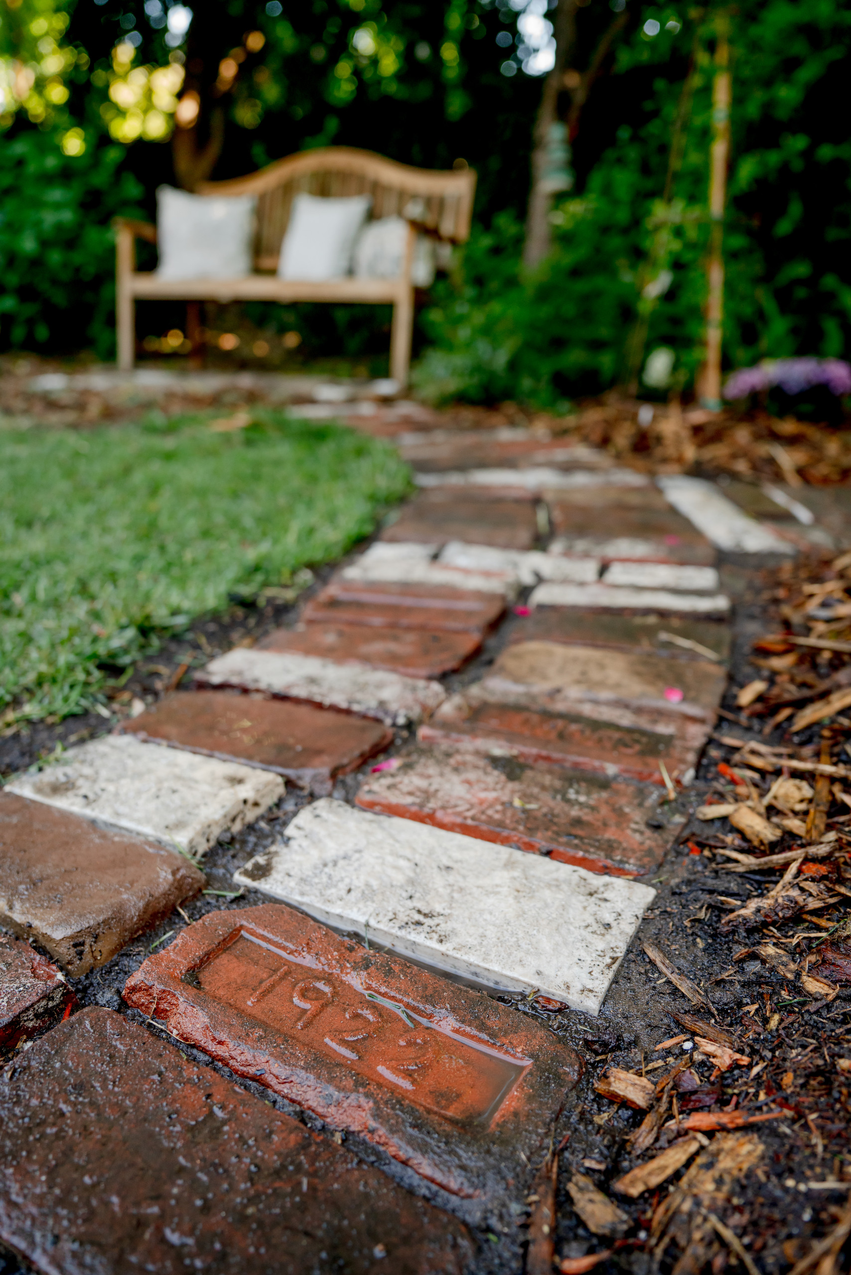 Timeless Pathway with Historic Detail