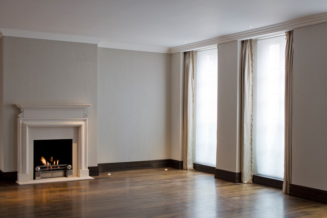 Residential Refurbishment with Basement Pool in Mayfair, London, W1 contemporary-living-room