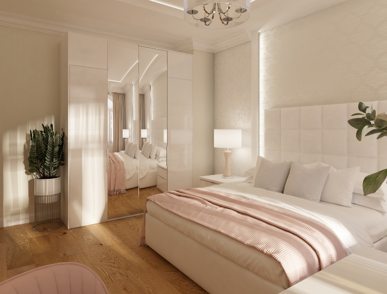 Работа над комнатой для молодой девушки