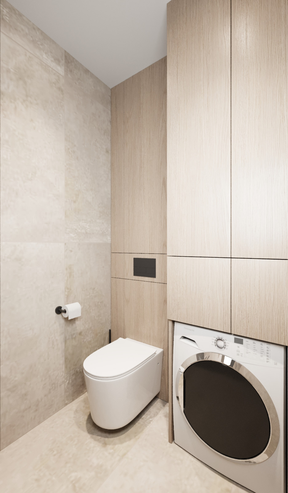 Современный минимализм санузел