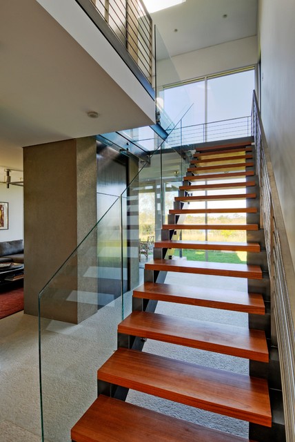 Sag Harbor contemporaneo-escalera