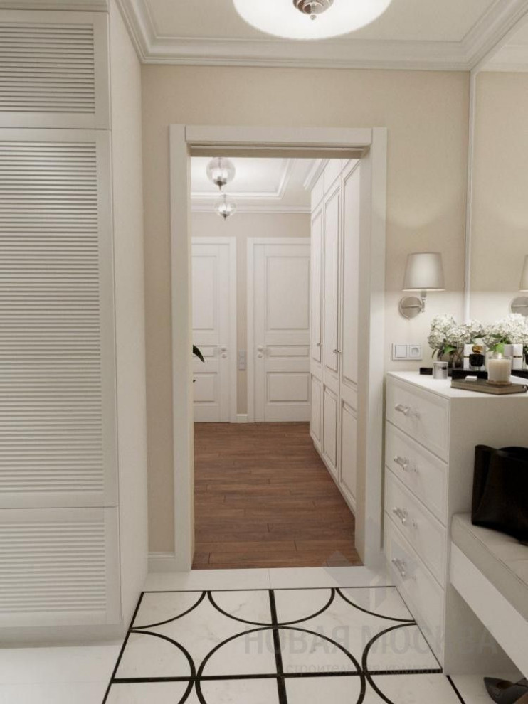 Дизайн-проект трехкомнатной квартиры 81 кв.м. ЖК «Москва и область»